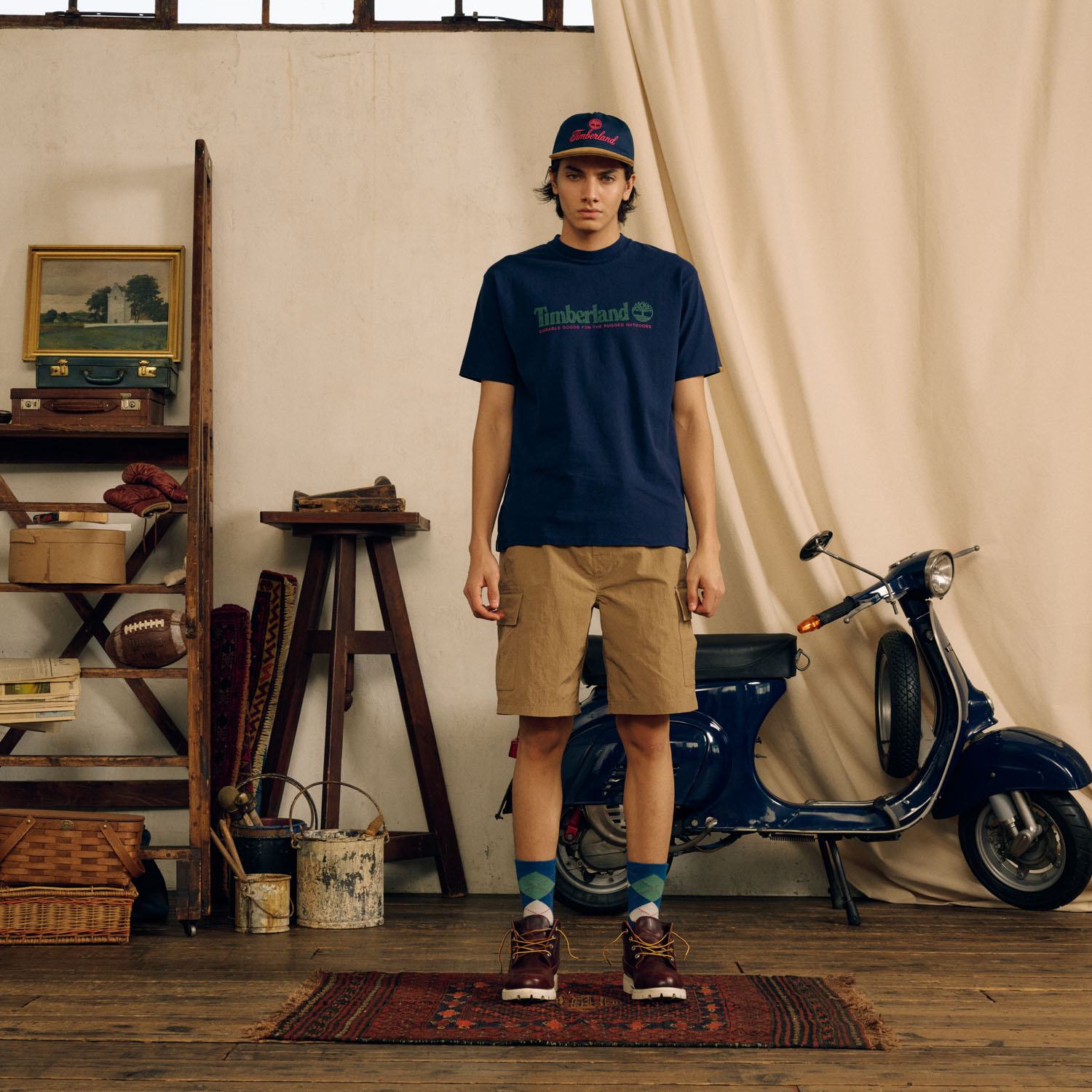 81 3】ナイロン カーゴ ショーツ ユニセックス ｜【Timberland