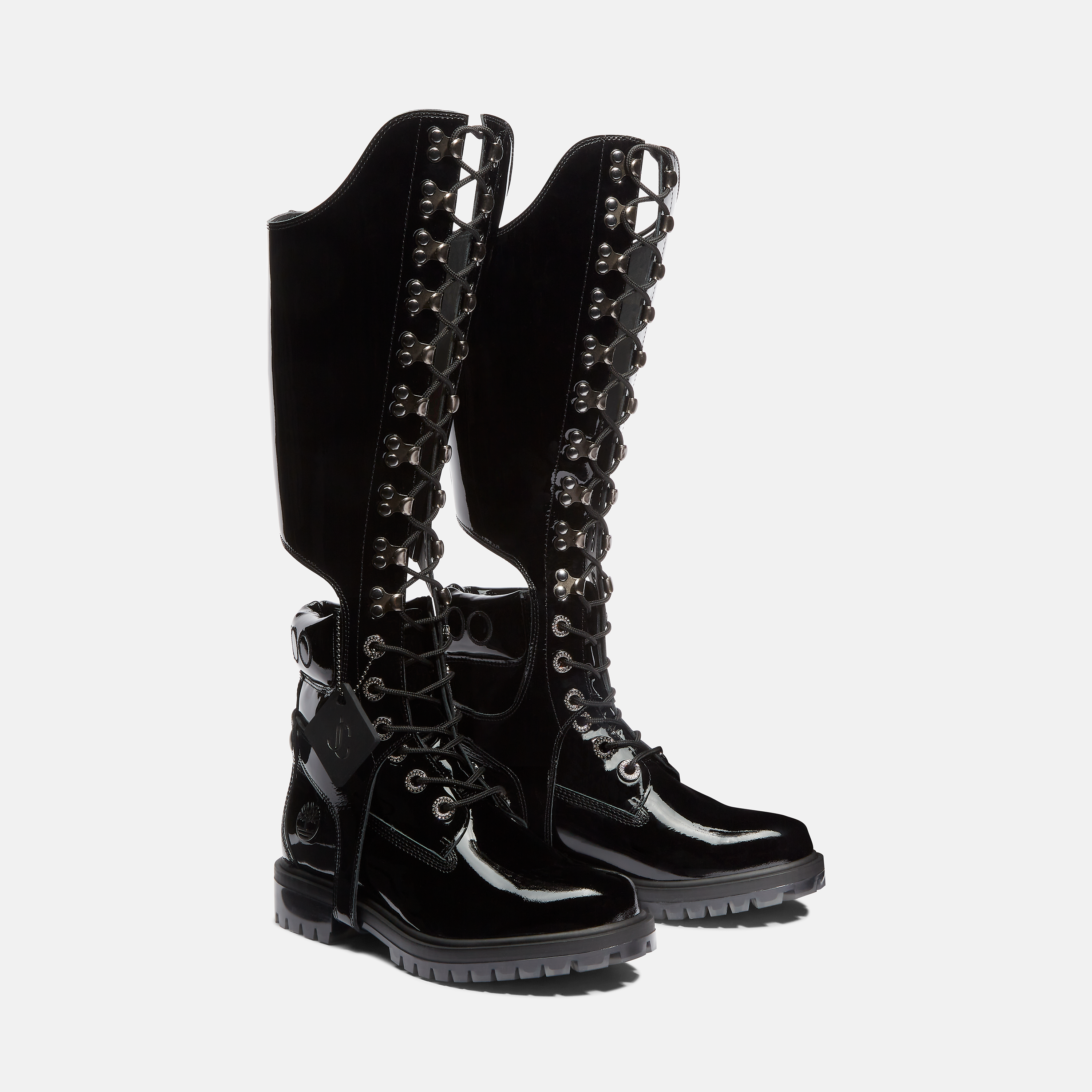 Jimmy Choo x Timberland】レディース ハーネス パテントレザー 6インチ ブーツ - ブラック|TB0A61BQ0011|【 Timberland公式通販】ティンバーランドオンラインショップ