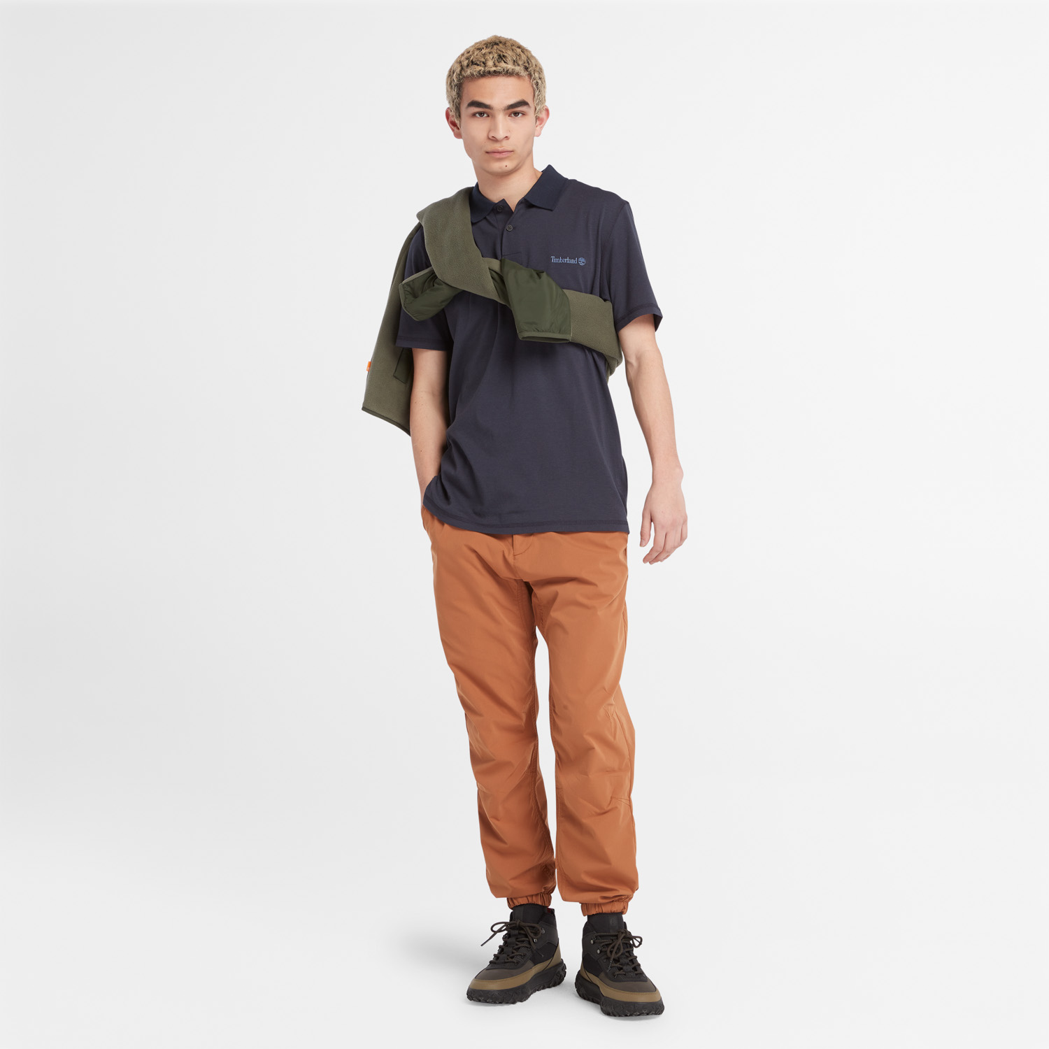 Timberland x CAHLUMN カスタマイズド ポロシャツ Timberland x CAHLUMN カスタマイズド ポロシャツ