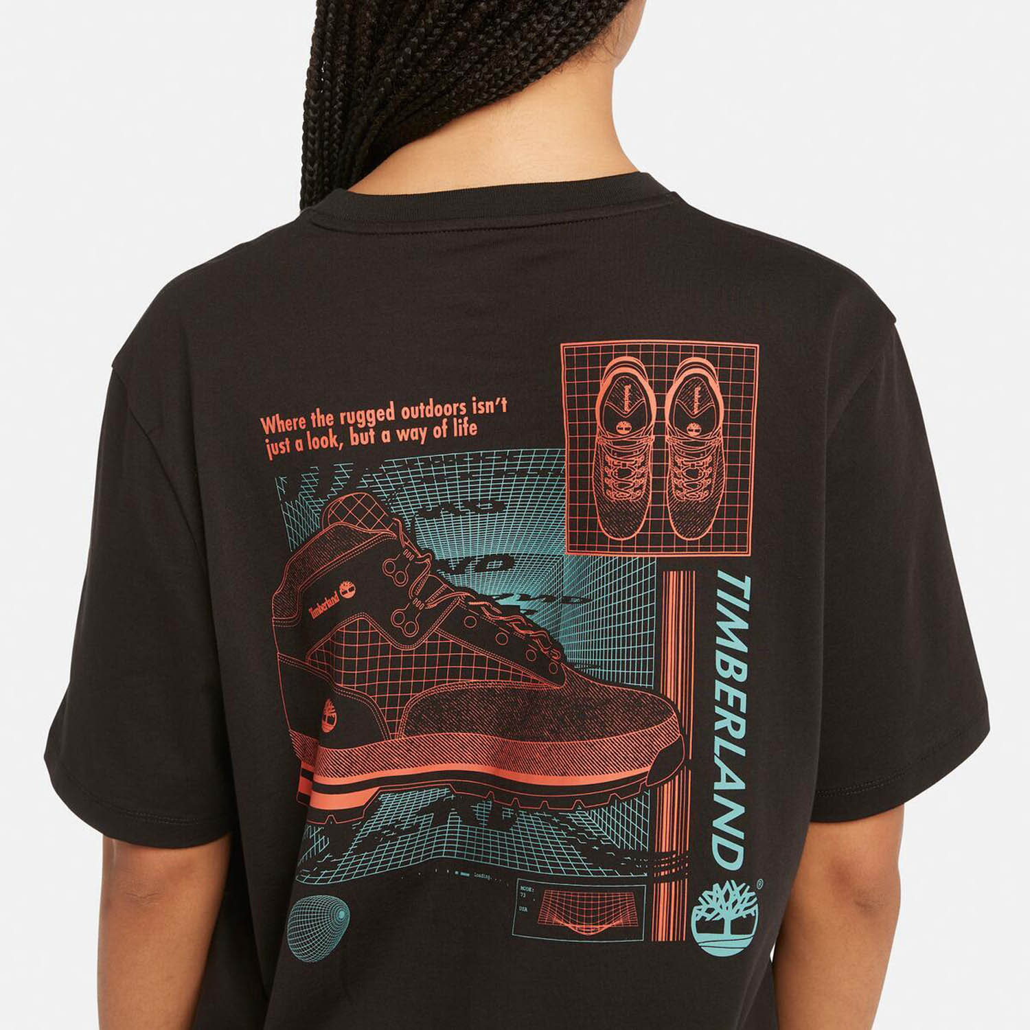 オールジェンダー 半袖 バック グラフィック Tシャツ image number 3
