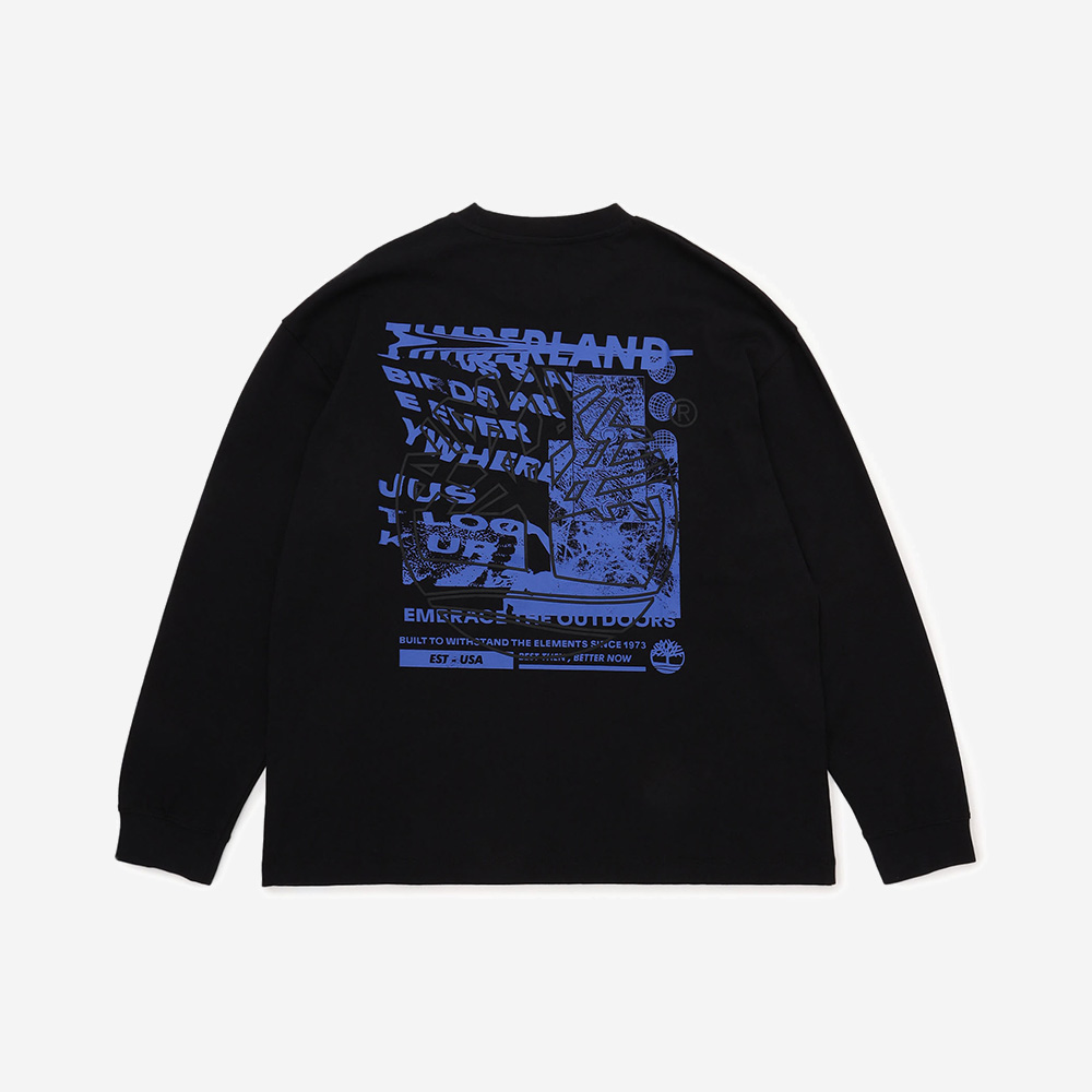 メンズ 長袖 グラフィック Tシャツ image number 1