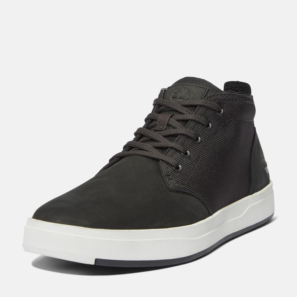 メンズ デイビス スクエア チャッカ - ブラック|TB0A1OI50011|【Timberland公式通販】ティンバーランドオンラインショップ