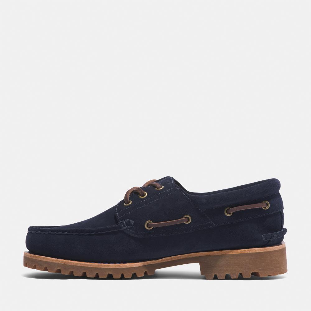 メンズ ティンバーランド® オーセンティック ハンドソーン ボート シューズ - ダークブルー|TB0A683W|【Timberland公式通販】 ティンバーランドオンラインショップ