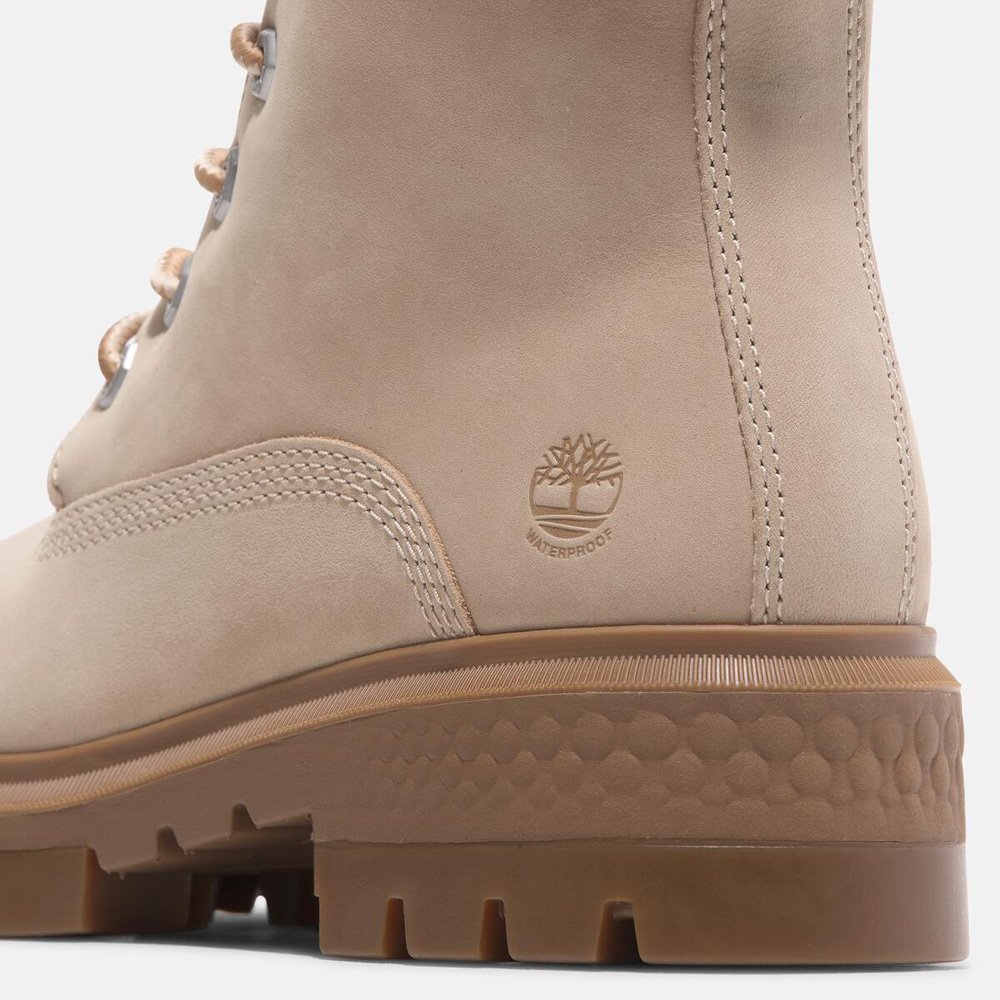 レディース コルチナ バレー ミッド レースアップ ウォータープルーフ ブーツ - ライトベージュ|TB0A2D7NEN71|【Timberland 公式通販】ティンバーランドオンラインショップ