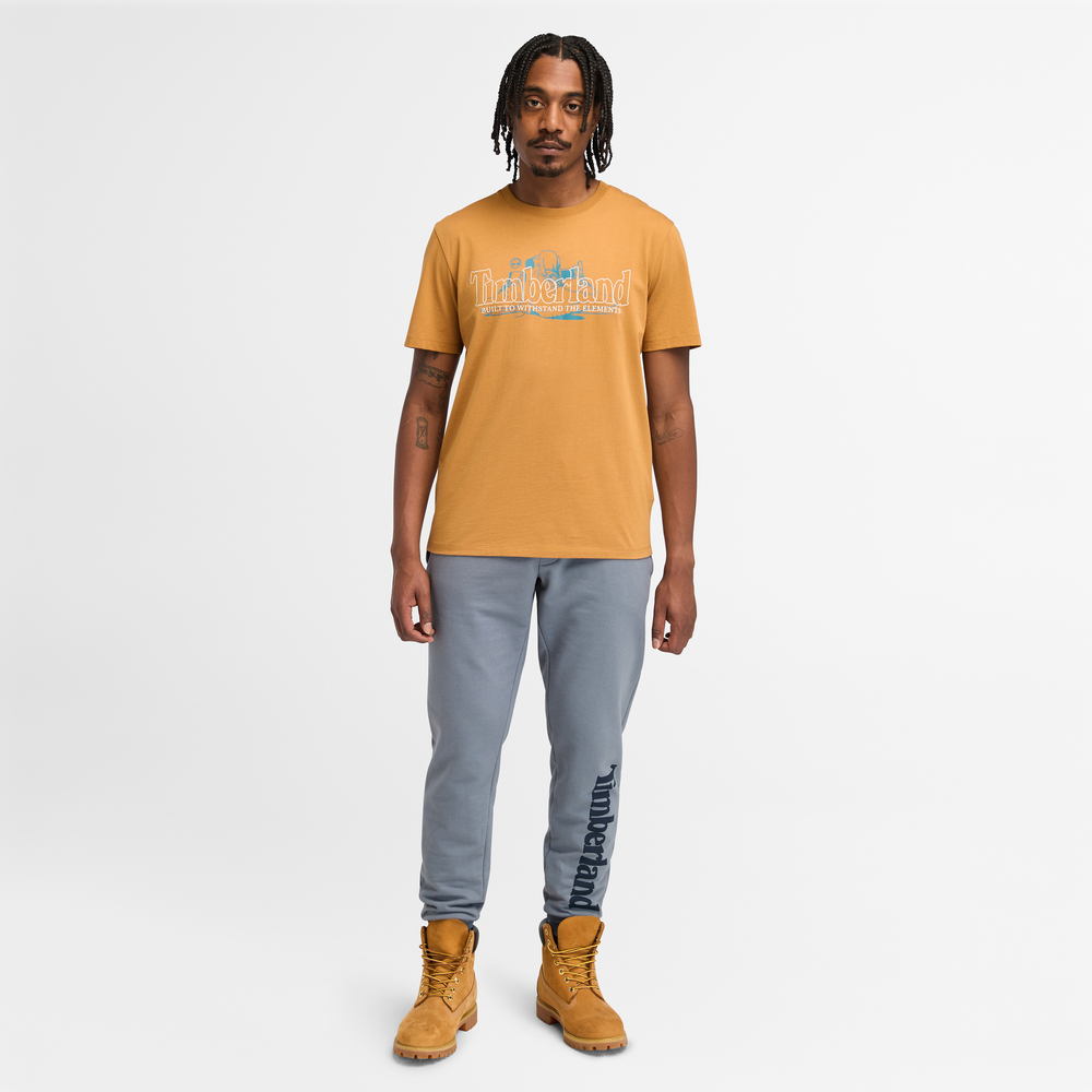 メンズ 半袖 フロント グラフィック Tシャツ image number 1