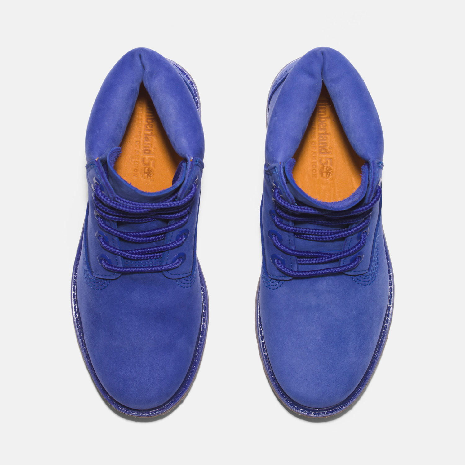 Timberland 6インチブーツ青　50周年　美品 ストーン ストリート 6インチ ウォータープルーフ ブーツ