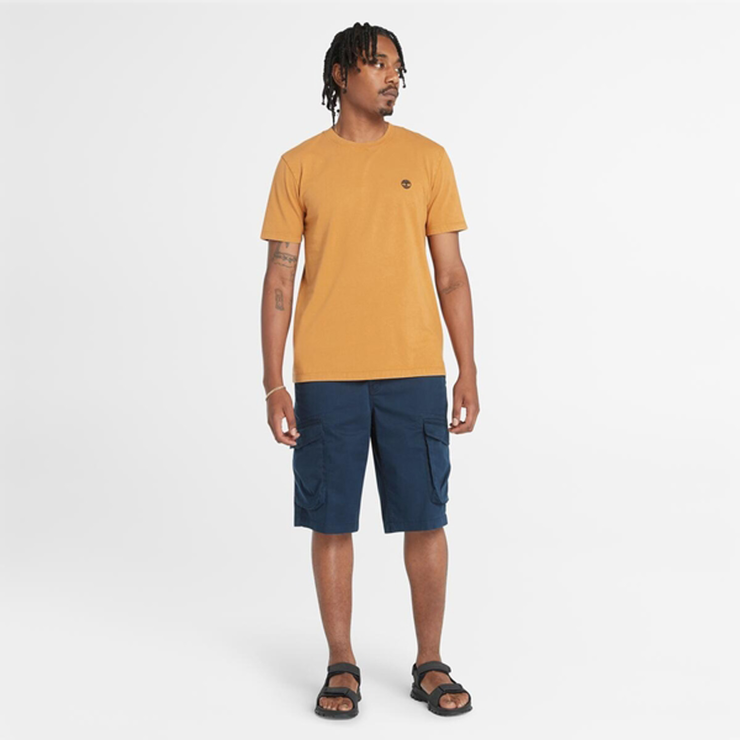 メンズ ティンバーランド® ヘリテージ リラックス ツイル カーゴ ショーツ image number 1