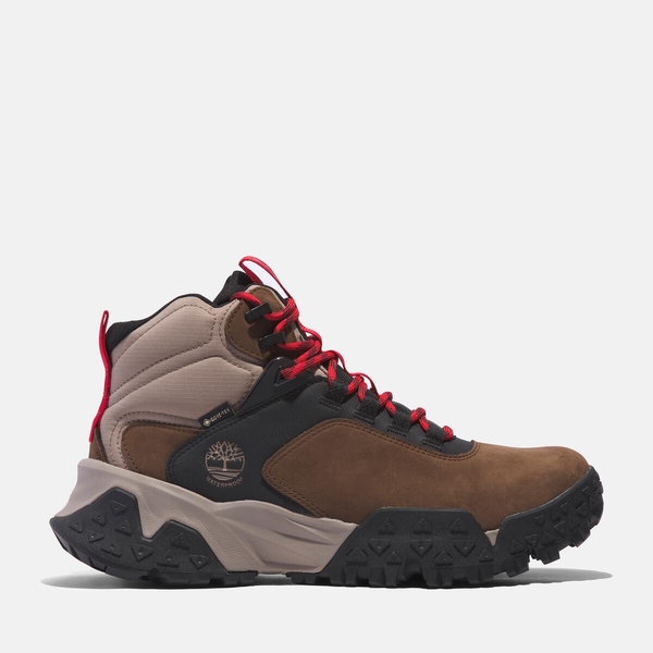 メンズ モーション スクランブル ミッド レースアップ GTX ハイキング ブーツ -  ダークブラウン|TB0A68NYW071|【Timberland公式通販】ティンバーランドオンラインショップ