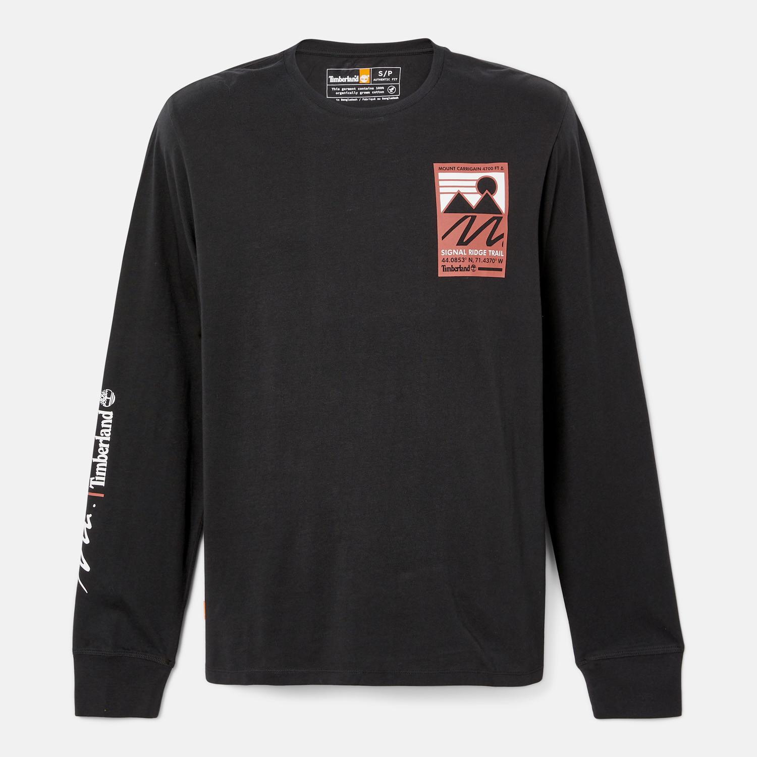 長袖 バック グラフィック Tシャツ ユニセックス ｜【Timberland