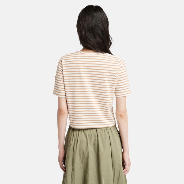 半袖 ストライプ ベビー Tシャツ レディース image number 3