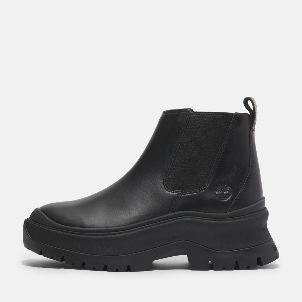 レディース ロキシー レーン ミッド チェルシー ブーツ - ブラック|TB0A28XMW021|【Timberland公式通販】ティンバーランド オンラインショップ