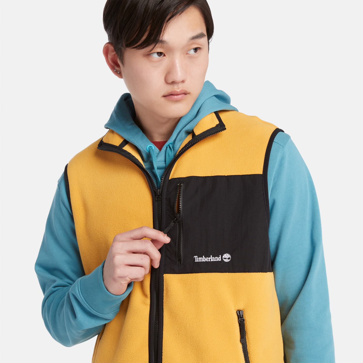 Timberland 古着 ティンバーランド フリースベスト メンズXL相当