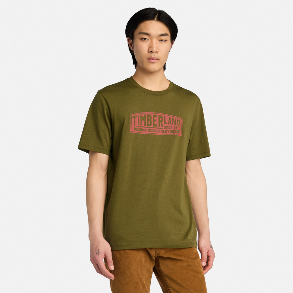 メンズ 半袖 ロゴ グラフィック Tシャツ image number 0