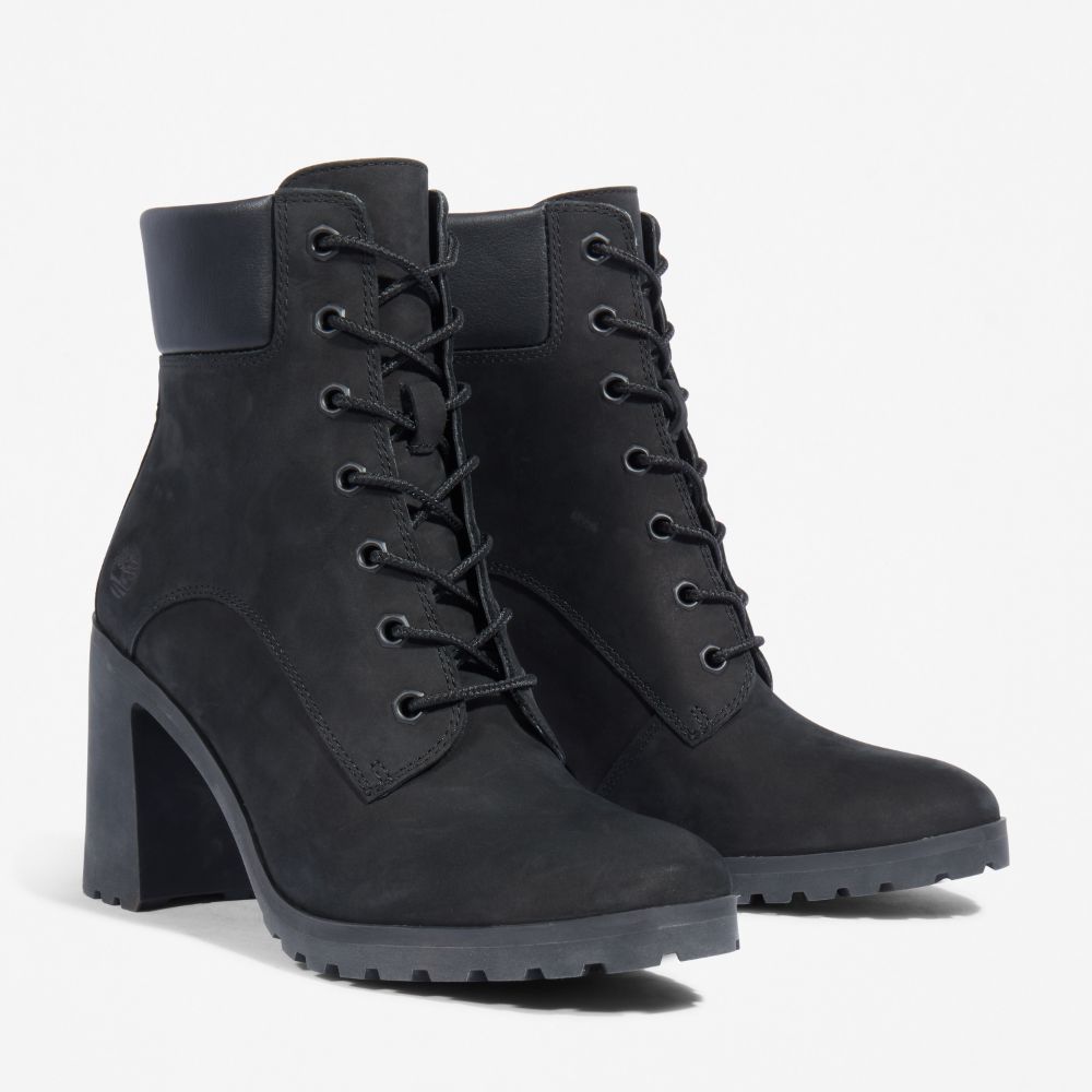 レディース アリントン ミッド レースアップ ブーツ - ブラック|TB0A1JVB0011|【Timberland公式通販】ティンバーランド オンラインショップ