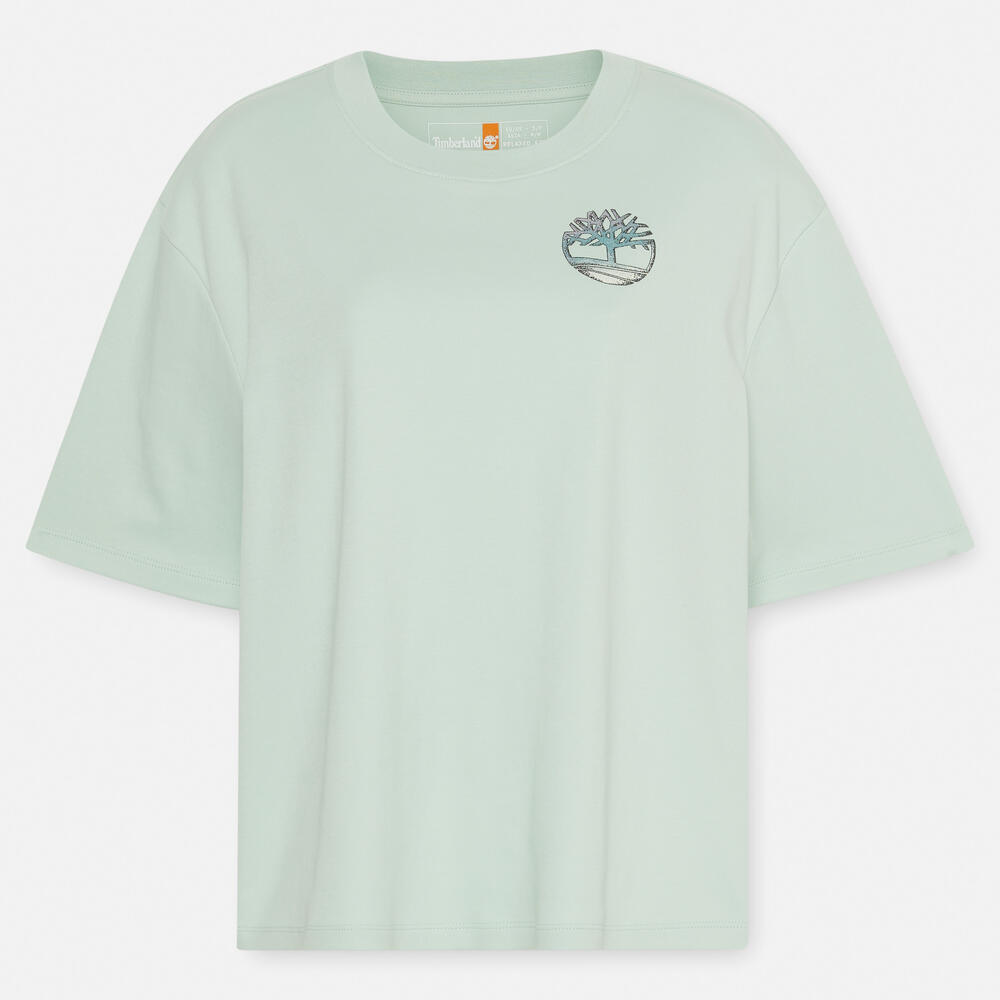 半袖 ティンバーフレッシュ™　バック＆フロント グラフィック Tシャツ レディース image number 4