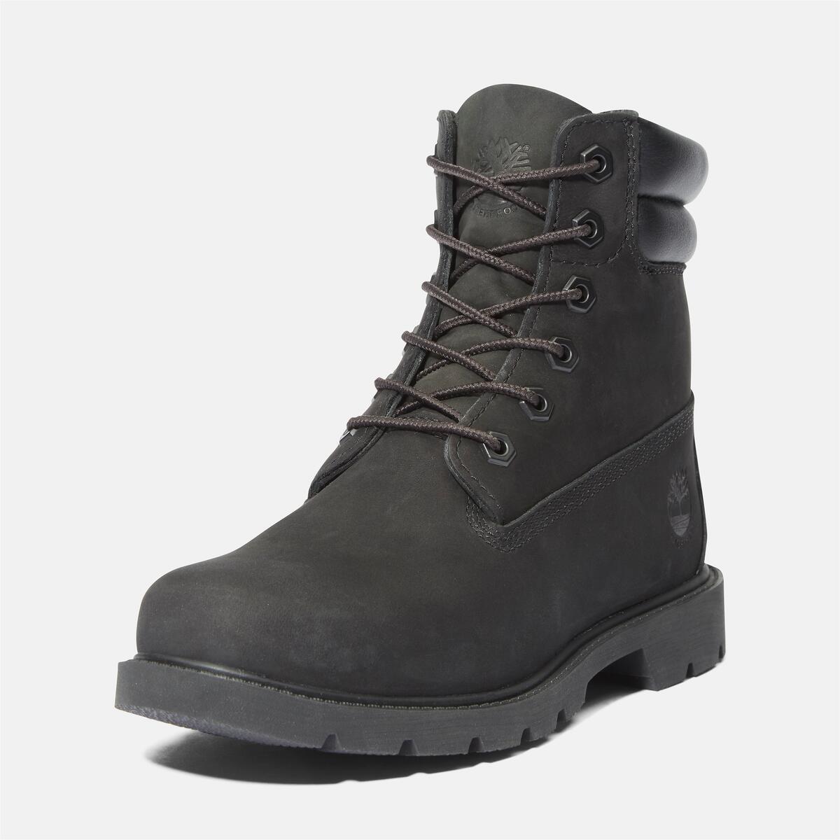レディース リンデン ウッド 6インチ レースアップ ウォータープルーフ ブーツ -  ブラック|TB1A156S0011|【Timberland公式通販】ティンバーランドオンラインショップ