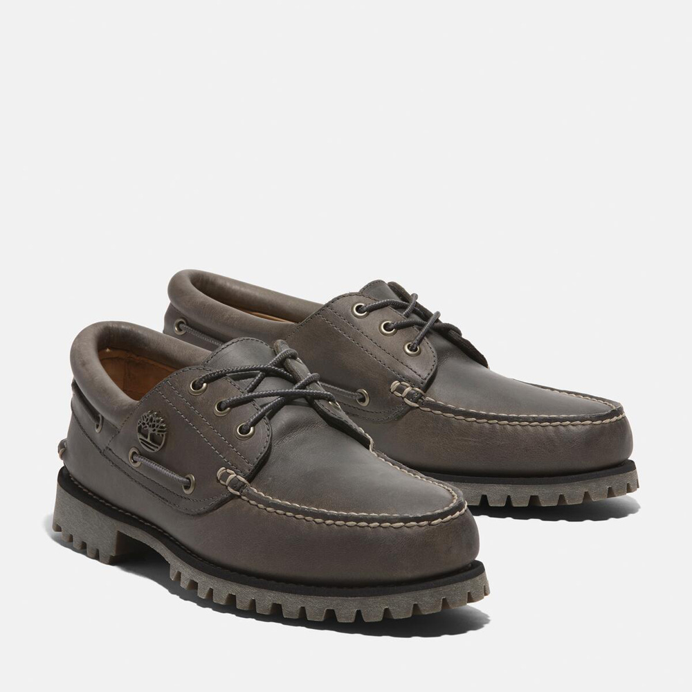 メンズ ティンバーランド® オーセンティック ボート シューズ - ミディアムグレー |TB0A2PDQEL71|【Timberland公式通販】 ティンバーランドオンラインショップ