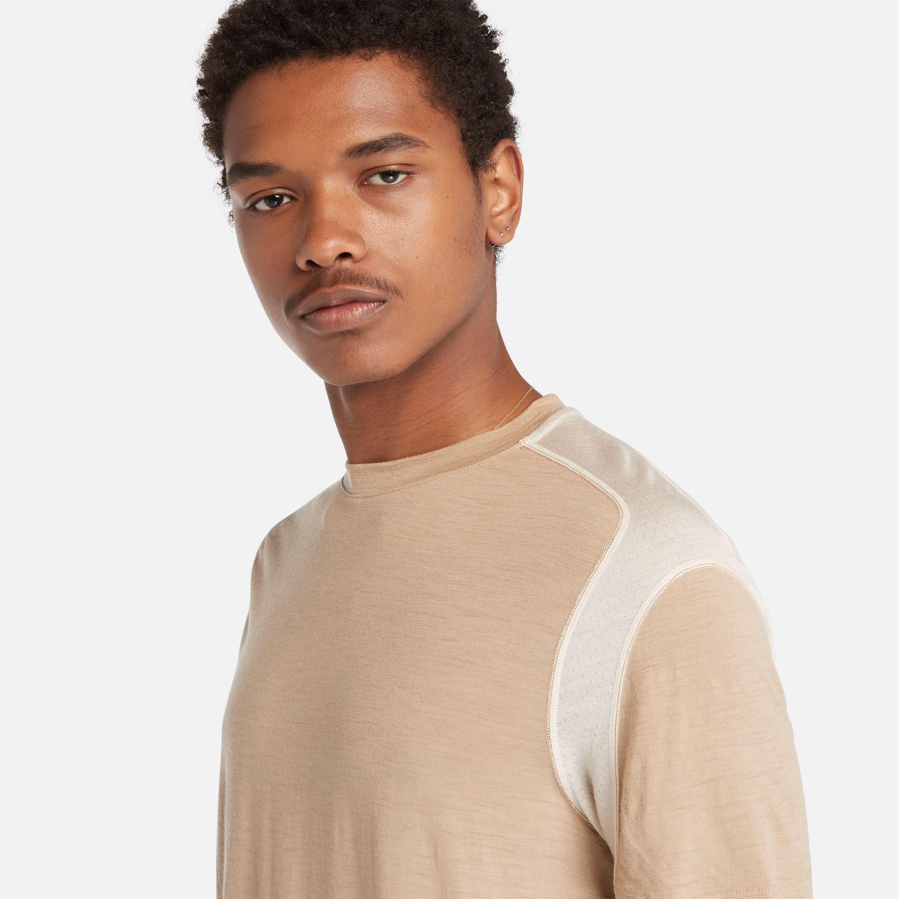 【Icebreaker x Timberland】 メンズ メリノ ゾーンニット Tシャツ image number 3
