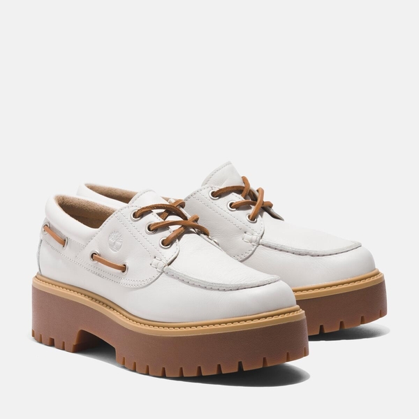 レディース ストーン ストリート ボート シューズ - ホワイト|TB0A64F4EM21|【Timberland公式通販】ティンバーランド オンラインショップ